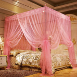 Luxury,Princess,Style,Netting,Curtain,Panel,Bedding,Canopy,Corner,Mosquito