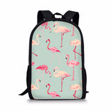 Flamingo,Backpack,Student,Travel,School,College,Shoulder,Handbag,Camping,Rucksack