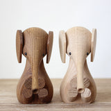 Adjustable,Handicraft,Elephant,Wooden,Animal,Smooth,Surface,Decorations