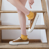 Women,Plain,Ankle,Socks,Cotton,Liner,Sneaker,Outdoor,Slippers,Socks