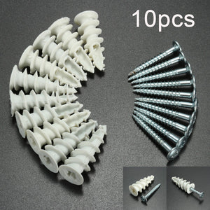 10Pcs,Nylon,Plate,Board,Cavity,Fixing,Speed,Anchor,Screws