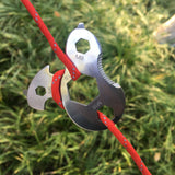 Multifunctional,Holes,Outdoor,Tools,Camping,Tools,Quick,Tools