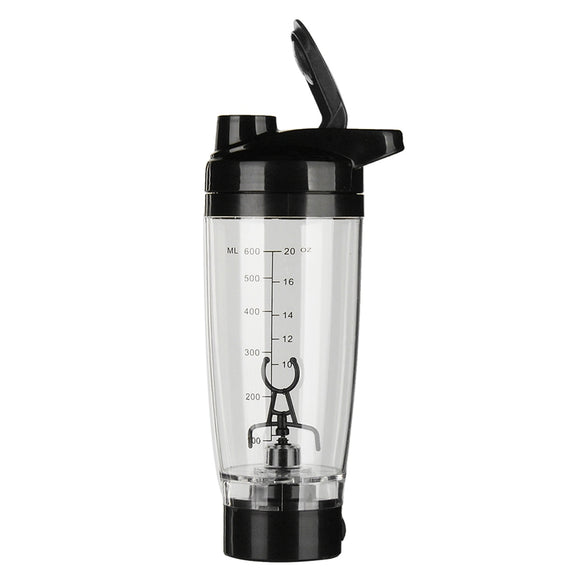600ml,Electric,Protein,Shaker,Bottle,Portable,Cycling,Water,Bottle,Mixer,Drinking,Water,Bottle