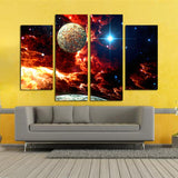 Miico,Painted,Combination,Decorative,Paintings,Cosmic,Starry,Decoration