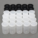 10Pcs,Empty,Black,White,Bottle,Canisters,Containers,Kodak