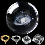 Diameter,Globe,Galaxy,Miniatures,Crystals,Laser,Engraved,Quartz