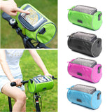 BIKIGHT,22cmx12cmx12cm,Waterproof,Screen,Touchable,Cycling,Pannier,Mobile,Phone,Frame,Mountain,Bicycle