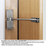 Adjustable,Spring,Closer,Automatic,Strength,Hinge,Rated,Channel