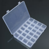 Grids,Clear,Plastic,Adjustable,Jewelry,Storage,Container,Crafts,Organizer,Dividers