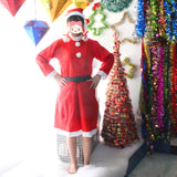 Loskii,Christmas,Santa,Claus,Costume,Novelty,Costume,Clothes,Christmas,Costume,Woman