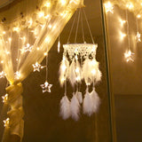 Light,Tassel,Catching,Monternet,Large,Dream,Catcher,Creative,Feathers,Pendant,Wedding,Decorations