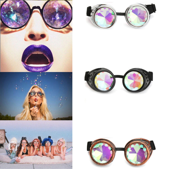 BIKIGHT,Outdoor,Festivals,Kaleidoscope,Glasses,Raves,Prism,Diffraction,Crystal,Lenses