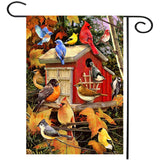 28x40,12.5x18,Birdhouse,Welcome,House,Garden,Banner,Decorations