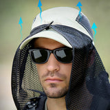 Sunscreen,Outdoor,Fishing,Protection,Broad,Visor,Detachable,Breathable,Baseball
