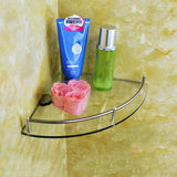 Modern,Glass,Bathroom,Shower,Triangular,Shelf,Organizer,Towel,Holder,Single,Layer