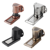 Solid,Alloy,Adjustable,Magnetic,Stopper,Hidden,Floor,Mount,Catch,Punching,Holder,Sticker