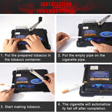 Metal,Manual,igarette,obacco,Roller,Rolling,Machine,Worktable,Maker