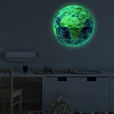 Loskii,CC092,Creative,Luminous,Earth,Africa,Clock,Clock,Quartz,Clock,Office,Decorations