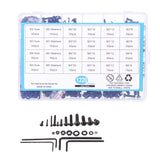 Suleve,MXCH11,1220Pcs,Carbon,Steel,Socket,Screw,Screws,Assortment