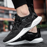 Men's,Lightweight,Sports,Shoes,Breathable,Running,Shoes,Flying,Woven,Casual,Sneakers