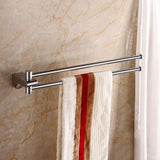 Brass,Swivel,Hanger,Double,Towel,Holder,Chrome,Finish,Mounted