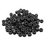 M3x0.5mm,Plated,Nylon,Insert,Black,100pcs