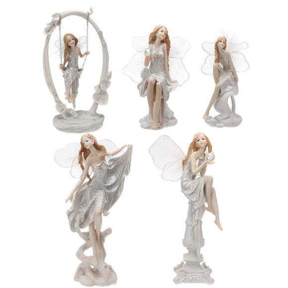 Angel,Figurines,Beautiful,Fairy,Ornament,Statue,Decorations,European,Style,Resin,Gifts