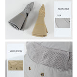 Summer,Protection,Visor,Adjustable,Bucket,Fishing,Mountaineering