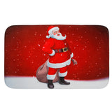 Santa,Claus,Waterproof,Bathroom,Shower,Curtain,Toilet,Cover