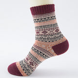 Ethnic,Knitted,Woolen,Socks,Comfortable,Breathable,Stockings