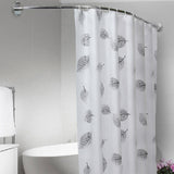 Shower,Curtain,Telescopic,Curved,Spring,Hooks
