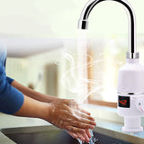 Digital,Display,Electric,Faucet,Under,Water,Leakage,Protection