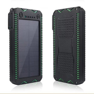 IPRee,12000mAh,Portable,Solar,Charger,Panel,Emergency,Flashlight,Power