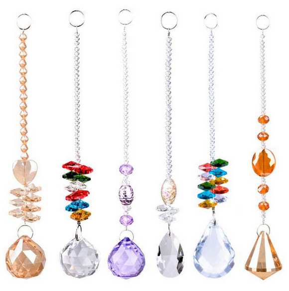 Crystal,Lighting,Octagonal,Pendant,Colored,Beads,Crystal,Pendant,Pendant,Curtain