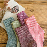 Women,Plain,Breathable,Deodorization,Socks,Combed,Cotton