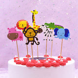 Jungle,Animal,Decorations,Happy,Birthday,Banner,Animal,Balloons,Animal,Toppers,Theme,Birthday,Party,Decorations