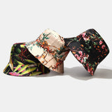 Women,Summer,Protection,Flower,Pattern,Visor,Fashion,Casual,Outdoor,Travel,Bucket