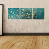 Miico,Painted,Three,Combination,Decorative,Paintings,Botanic,Flower,Decoration