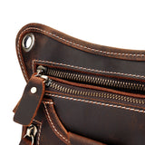 Vintage,Leather,Motorcycle,Rider,Waist,Fanny,Crossbody,Pouch
