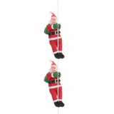 Christmas,Santa,Claus,Climbing,Trees,Hanging,Ornament,Party,Decoration