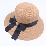 Women,Summer,Foldable,Travel,Beach,Fisherman,Outdoor,Sunscreen,Straw