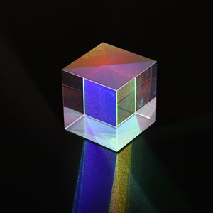 25x25mm,Color,Combination,Optical,Cross,Splitter,Prism,Square,Teaching