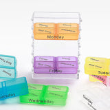 KCASA,Portable,Organizer,Weekly,Travel,Medicine,Tablets,Holder
