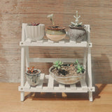 Tiers,Flower,Stand,Bonsai,Plant,Shelf,Wooden,Garden,Outdoor,Indoor