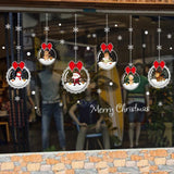 Christmas,Hanging,Balls,Stickers,Decoration,Vinyl,Decals,Window,Removable,Adhesive,Stickers