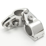 Stainless,Steel,Mount,Hinge,Fittings,Bimini,Hinged,Slide,Marine,Hardware