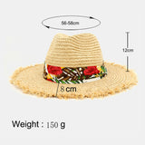 Women,Sunscreen,Travel,Beach,Visor,Natural,Raffia,Straw