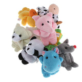 10PCS,Cartoon,Biological,Animal,Finger,Puppet,Plush,Child,Favor,Dolls,Finger,Puppets