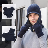 Velvet,Winter,Ptotection,Headgear,Scarf,Beanie,Gloves