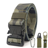 125cm,Men's,1000D,Nylon,Metal,Buckle,Quick,Release,Tactical,Belts,Carabiner,Eagle,Mouth,Buckle,Beverage,Hanging